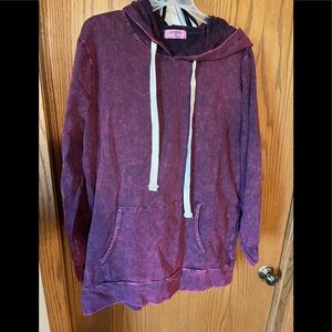 Acid washed hoodie XL